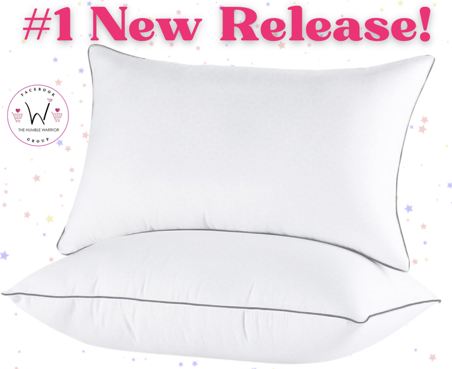 Set of 2 Pillows in King or Queen!